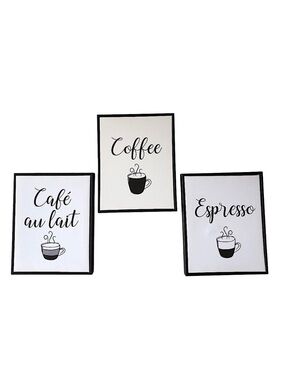 Coffee Lover's Wood Base Panels Set of 3 Modern m
Minimalist Wall Art Prints